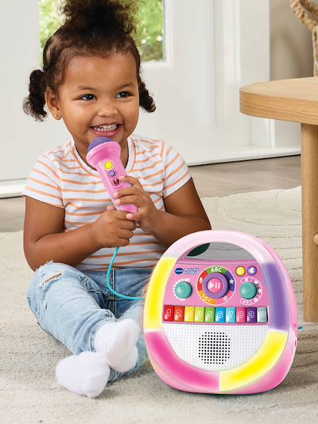 Music'kid karaoké bleu+rose 3 - vertbaudet enfant 