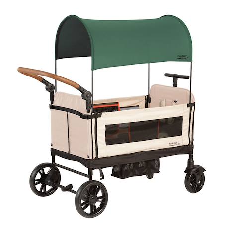 Chariot de transport - Poussette Wagon - Chariot de promenade facile à plier Vert 1 - vertbaudet enfant 