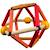 Balle de préhension en bois bass & bass fruity grabber Bleu, orange, rouge 1 - vertbaudet enfant 