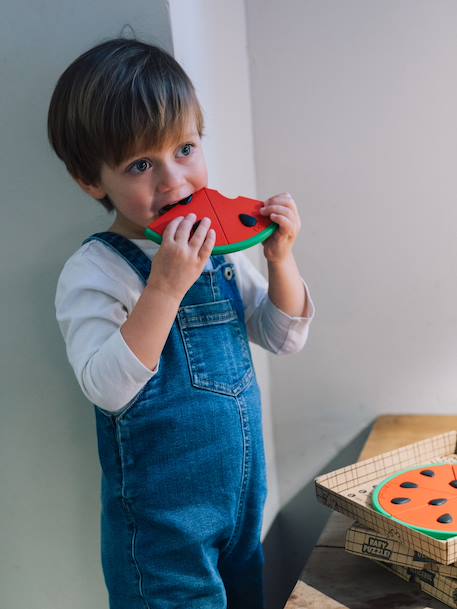Pizza puzzle pasteque multicolore 3 - vertbaudet enfant 