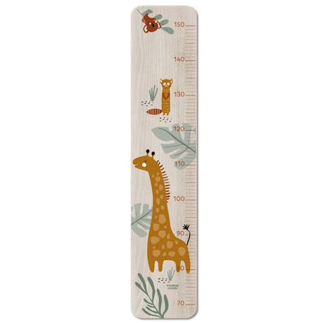 Toise en bois savana girafe Multicolo 1 - vertbaudet enfant 