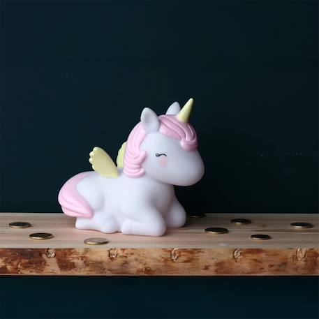 Tirelire enfant licorne Licorne, blanc, rose 5 - vertbaudet enfant 