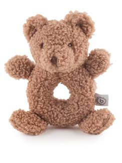 Jouet-Peluche ours mika doudou ourson avec hochet