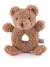 Peluche ours mika doudou ourson avec hochet Ourson mika 1 - vertbaudet enfant 