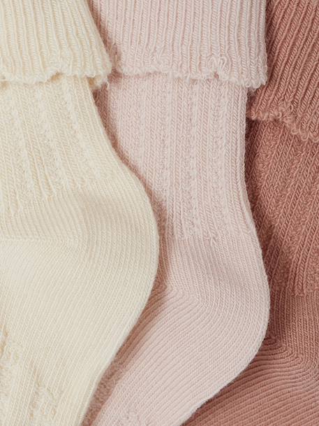 Lot de 3 paires de chaussettes bébé fille Assorties 2 - vertbaudet enfant 