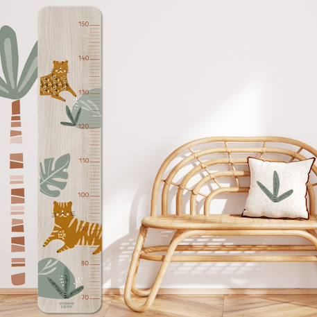 Toise en bois savana panthères Multicolo 5 - vertbaudet enfant 