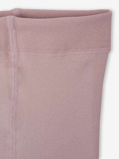 Legging collant fille maille polaire bleu+gris chiné+gris perle+mauve+noir 12 - vertbaudet enfant 