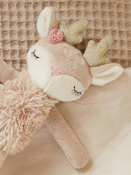 Peluche bébé faon ella chevreuil avec hochet Faon ella 4 - vertbaudet enfant 