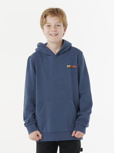 Sweat à capuche surf revival Line up marine 1 - vertbaudet enfant 