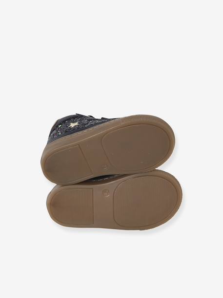 Baskets bébé fille cuir zippées marine 6 - vertbaudet enfant 