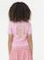 T-shirt fille Sunset Skies Crop jaune+rose 6 - vertbaudet enfant 