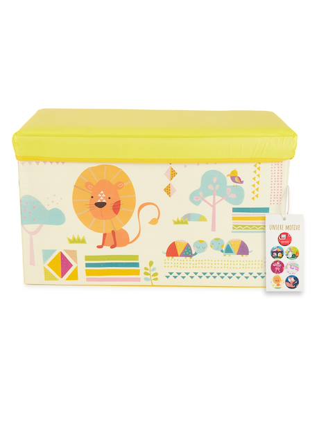 Coffre à jouets motif zoo, jusqu’à 80 kg Zoo 1 - vertbaudet enfant 