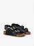 Sandales chill enfant en cuir vegan Black+Brown+Green+Latte 1 - vertbaudet enfant 