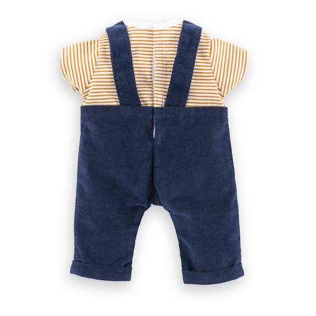 T-shirt et salopette marine pour poupon 36 cm Multicolore 3 - vertbaudet enfant 