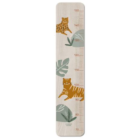 Toise en bois savana panthères Multicolo 1 - vertbaudet enfant 