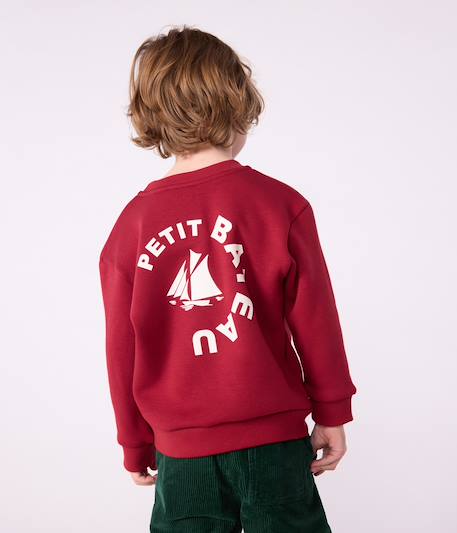 Sweat enfant rouge 1 - vertbaudet enfant 
