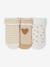 Lot de 3 paires de chaussettes bébé fille coeurs Lot beige+Lot écru 1 - vertbaudet enfant 