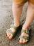 Sandales chill enfant en cuir vegan Black+Brown+Green+Latte 17 - vertbaudet enfant 