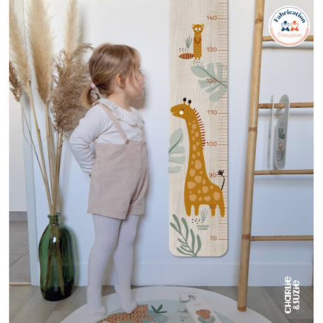 Toise en bois savana girafe Multicolo 3 - vertbaudet enfant 