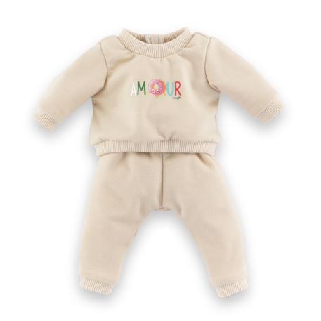 Jogging beige pour poupon 42 cm Multicolore 1 - vertbaudet enfant 