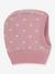 Cagoule bébé coeurs en laine et coton rose 1 - vertbaudet enfant 