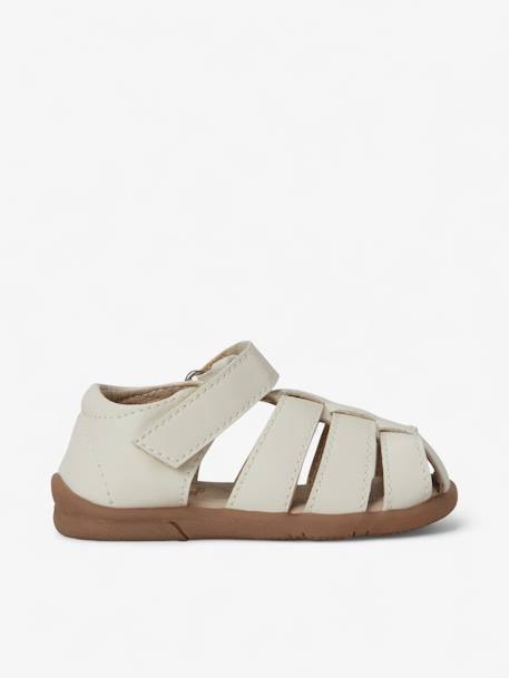 Sandales little gardener enfant en cuir vegan Brown+Dark brown+Green+Navy+Off white 22 - vertbaudet enfant 