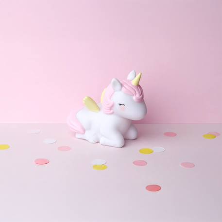 Tirelire enfant licorne Licorne, blanc, rose 2 - vertbaudet enfant 