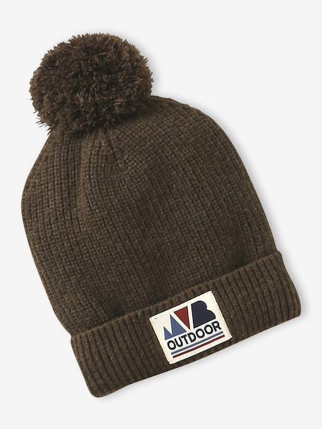 Ensemble garçon bonnet + snood + moufles/gants « Outdoor » bleu grisé+kaki 10 - vertbaudet enfant 