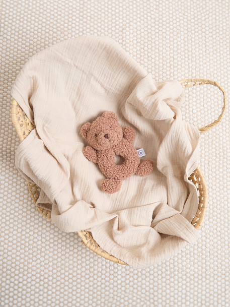 Peluche ours mika doudou ourson avec hochet Ourson mika 3 - vertbaudet enfant 