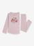 Pyjama enfant coton côte 1x1 rose 2 - vertbaudet enfant 