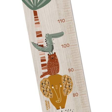 Toise en bois savana  les amis Multicolo 2 - vertbaudet enfant 