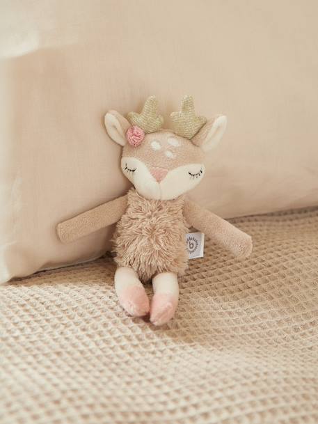 Peluche bébé faon ella chevreuil avec hochet Faon ella 2 - vertbaudet enfant 