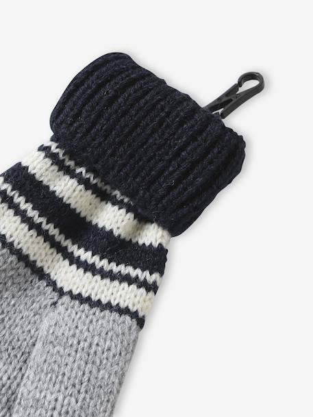 Coffret Noël bonnet Urban Park + snood + moufles/gants garçon gris chiné 3 - vertbaudet enfant 