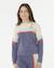 Sweat Surf Revival Crew fille marine 1 - vertbaudet enfant 