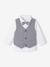 Ensemble bébé garçon chemise noeud pap gilet blanc 3 - vertbaudet enfant 