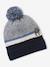 Bonnet Petit monstre garçon gris chiné 1 - vertbaudet enfant 