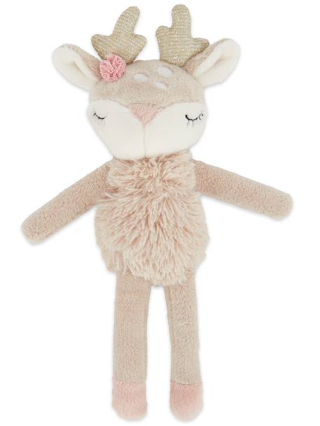 Peluche bébé faon ella chevreuil avec hochet Faon ella 1 - vertbaudet enfant 