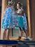 Cape à sequins Loreleï bleu 2 - vertbaudet enfant 