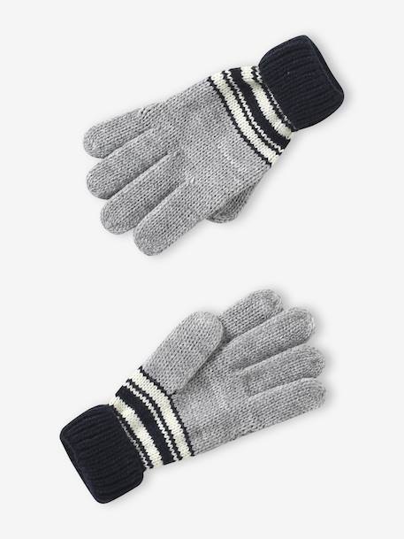 Coffret Noël bonnet Urban Park + snood + moufles/gants garçon gris chiné 6 - vertbaudet enfant 
