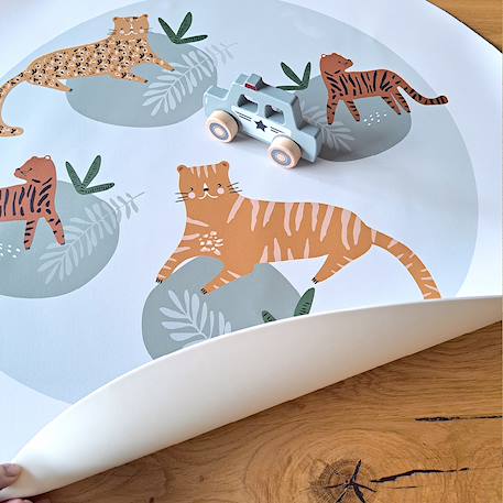 Tapis rond panthères Multicolo 5 - vertbaudet enfant 