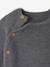 Ensemble naissance 3 pièces en tricot gilet + pantalon + bonnet gris chiné+rose 6 - vertbaudet enfant 