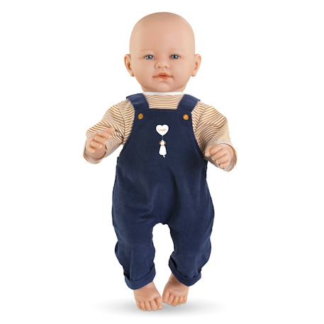 T-shirt et salopette marine pour poupon 42 cm Multicolore 2 - vertbaudet enfant 