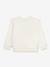 Sweat-shirt fille en coton imprimé à volants écru 3 - vertbaudet enfant 