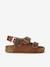 Sandales chill enfant en cuir vegan Black+Brown+Green+Latte 7 - vertbaudet enfant 