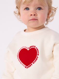 -Sweat bébé en molleton motif c½ur