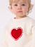 Sweat bébé en molleton motif c½ur écru 1 - vertbaudet enfant 