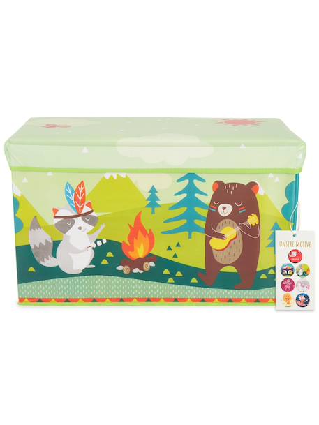 Coffre à jouets animaux forê, jusqu’à 80 kg Animaux de la forêt 1 - vertbaudet enfant 