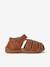 Sandales little gardener enfant en cuir vegan Brown+Dark brown+Green+Navy+Off white 1 - vertbaudet enfant 