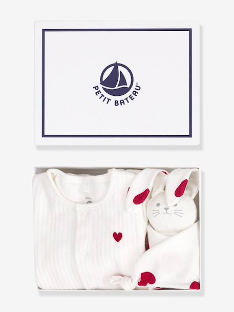Ensemble cadeau naissance en velours blanc 5 - vertbaudet enfant 