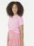 T-shirt fille Sunset Skies Crop jaune+rose 5 - vertbaudet enfant 